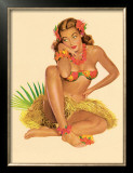Buy Hawaiian Pin-Up Girl, 1949 at AllPosters.com
