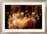 The Dinner Party Framed Art Print