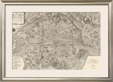 Plan de la Ville de Paris, 1715