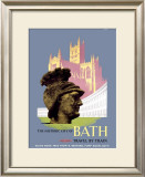 Buy The Historic City of Bath, BR (WR) Poster, 1958 at AllPosters.com