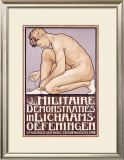 Militaire Demonstraties Framed Giclee Print