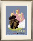 Buy The Historic City of Bath, BR (WR) Poster, 1958 at AllPosters.com