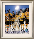 The Boston Bruins Post-Game Lineup 2010 NHL Winter Classic