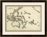Map of Oceanica, c.1839