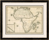 Map of Africa, c.1839