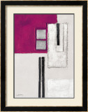 Purple Elements II Framed Art Print