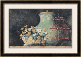 Still Life with Red Birdcage