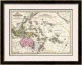 Map of Oceanica, c.1839
