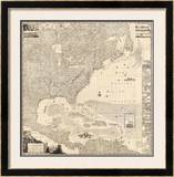 Buy Composite: British Empire in America, c.1733 at AllPosters.com