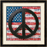 American Flag Peace Sign
