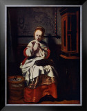 Buy Jeune Fille Cousant at AllPosters.com