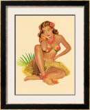Buy Hawaiian Pin-Up Girl, 1949 at AllPosters.com