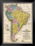 Map of South America, c.1839