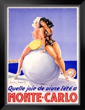 Monte Carlo, Quelle Joie Framed Giclee Print