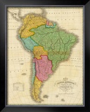 Map of South America, c.1826