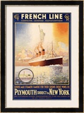 French Line, Plymouth to New York