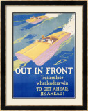 Out in Front Framed Giclee Print