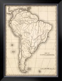 Map of South America, c.1839