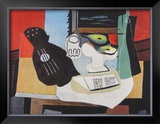 Guitar, Glass and Fruit