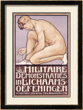 Militaire Demonstraties Framed Giclee Print