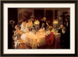 The Dinner Party Framed Art Print