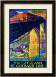 Buy Switzerland, St. Gothard Line at AllPosters.com