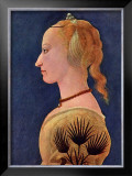 Portrait einer Dame in Gelb