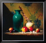 Buy Green Vase and Mangos at AllPosters.com