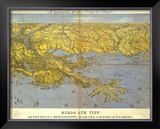 Buy Louisiana, Mississippi, Alabama and Part of Florida, c.1861 at AllPosters.com