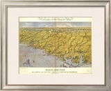 Buy North and South Carolina and Part of Georgia, c.1861 at AllPosters.com