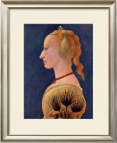 Portrait einer Dame in Gelb