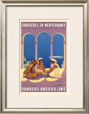 Buy Hamburg Amerika Linie, Croisieres en Mediterranee at AllPosters.com