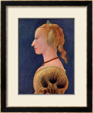 Portrait einer Dame in Gelb