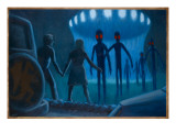 Cahill UFO Abduction Giclee Print