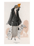 Astrakhan Coat and Borzoi