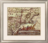 Buy Map of North Eastern America at AllPosters.com