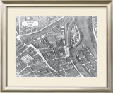 Buy Plan of Paris I, c.1730 at AllPosters.com