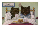 Bears Enjoy Breakfast in Bed