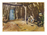 Buy A Navajo Shaman of New Mexico Uses Sand Painting as a Healing Procedure at AllPosters.com