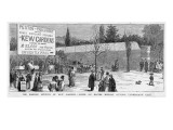 Agitation for the Earlier Opening of Kew Gardens - Demonstration at Cumberland Gate