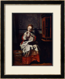 Buy Jeune Fille Cousant at AllPosters.com