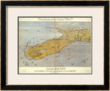Buy Florida and Part of Georgia and Alabama, c.1861 at AllPosters.com