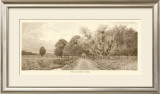 The Country Road in Sepia