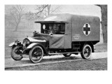 A Wolseley Ambulance Presented to the Birmingham Branch of the British Red Cross Society