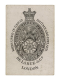 Ace of Spades with Three Old Pence Duty Notice Printed as Part of the Design