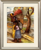 Flower Vendor with Child
