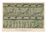 Bronze Relief of Ancient Assyrian Warriors