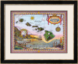 Buy Map of Old Hawaii at AllPosters.com