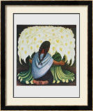 The Flower Seller Framed Art Print