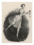 Carlotta Grisi Caronne Adele Josephine Marie, Italian Dancer in the Role of Giselle